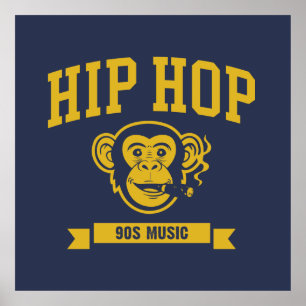 Affiche Musique Hip Hop 90s