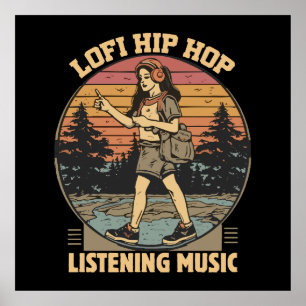 Affiche Musique lofi hip hop chillhop