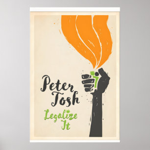 Affiche Musique officiellement licenciée Peter Tosh Legali