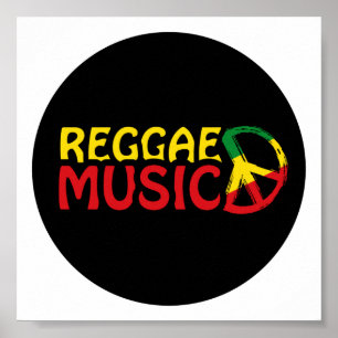 Affiche Musique reggae - model2b-circle-black