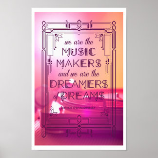 Affiche Musique, rêves et souvenirs