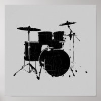 musique, tambours noirs