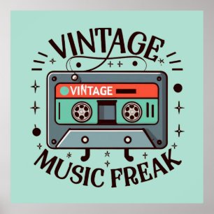 Affiche Musique vintage Freak