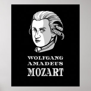 Affiche Musique - Wolfgang Amadeus Mozart Portrait