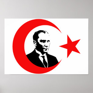 Affiche Mustafa Kemal Ataturk