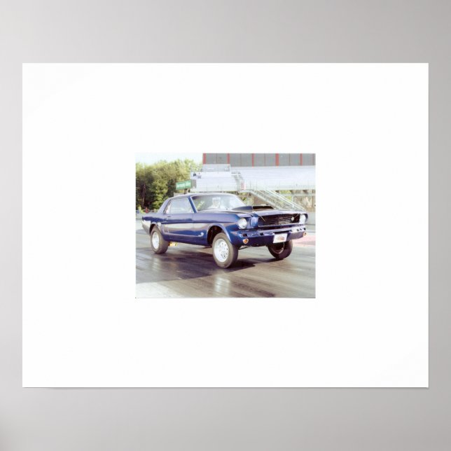 Affiche Mustang 1966 (Devant)