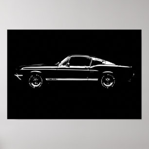Affiche Mustang car