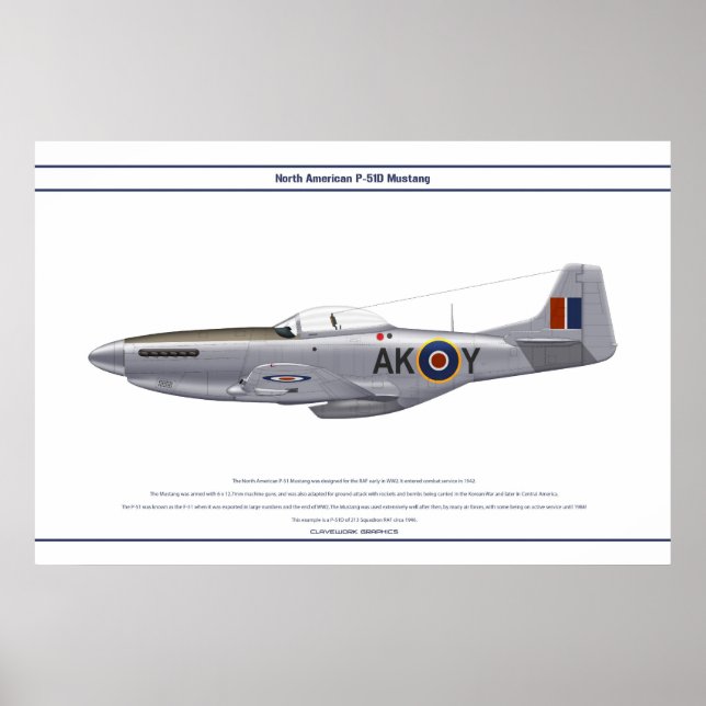 Affiche Mustang GB 213 Sqn 1 (Devant)