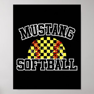 Affiche Mustangs Softll Maman Mustangs Esprit Scolaire Spo