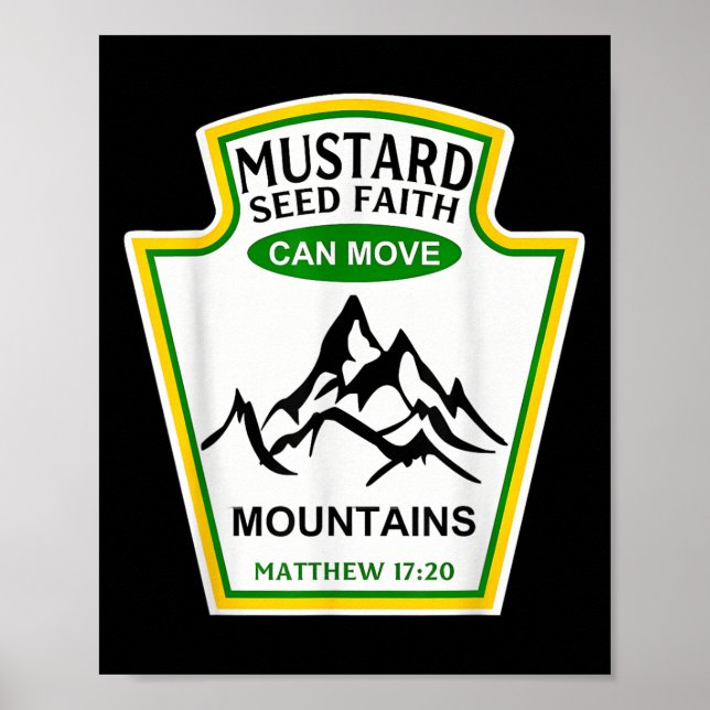 Affiche Mustard Seed Faith Conditionnement Costume Party M (Devant)