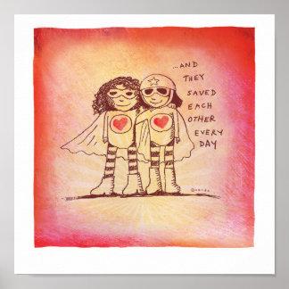 Affiche mutuellement sauvegardés