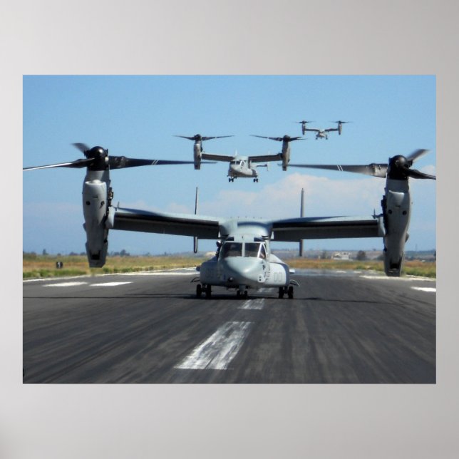 Affiche MV-22 Osprey Aircraft (Devant)