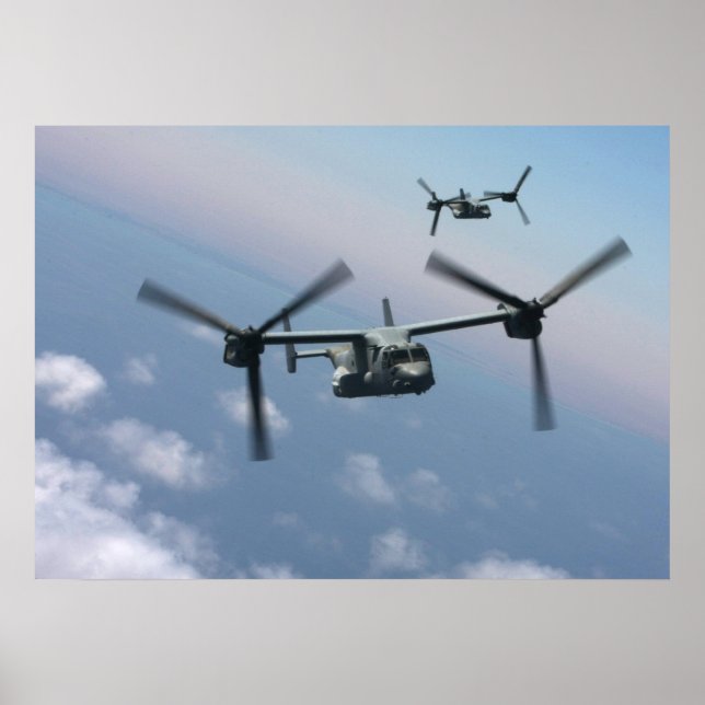 Affiche MV-22 Osprey Aircraft (Devant)