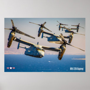 AFFICHE MV-22B OSPREY