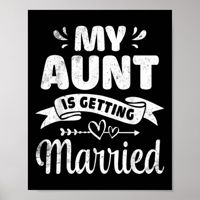 Affiche My Aunt Is Getting Married Wedding Marry Uncle Nie (Devant)