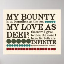 My Bounty est aussi sans limites que la mer...
