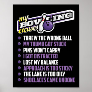 Affiche My Bowling Excuses