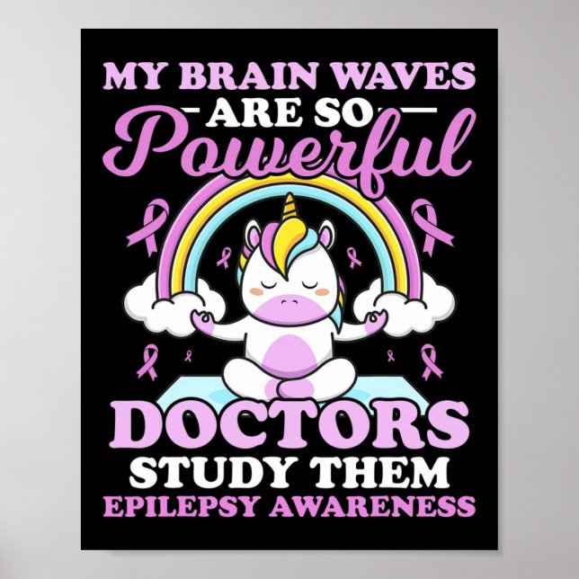 Affiche My Brain Waves Are So Powerful Doctors Study Them  (Devant)