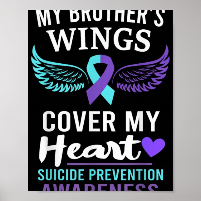 Affiche My Brothers Wings Cover Heart Suicide Awareness R  (Devant)