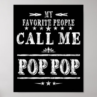 Affiche My Favorite People Call Me Pop Pop
