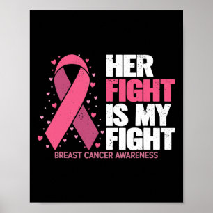 Affiche My Fight Breast Cancer Awareness Fami