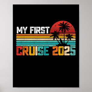 Affiche My First Cruise 2025 Family Vacation Cruise Group