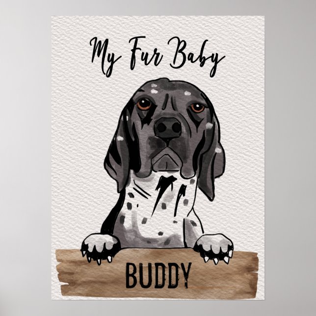 Affiche My Fur Baby Abyssinian sable terrier Maman (Devant)