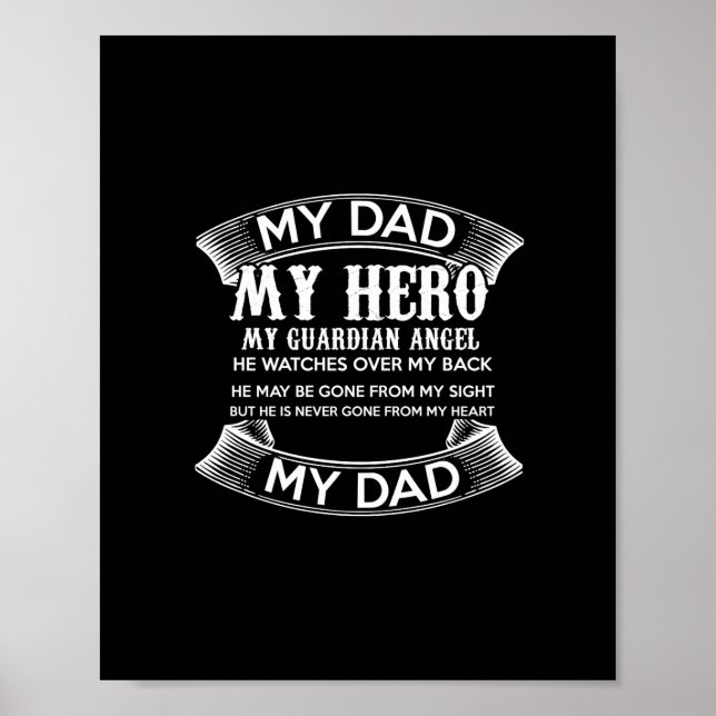 Affiche my my my hero my guardian angel wouch oches over (Devant)