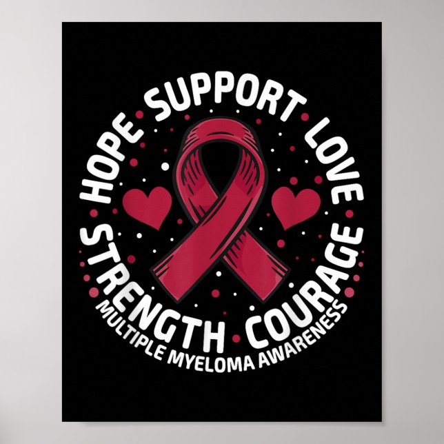 Affiche Myélome multiple Soutien Famille Myélome multiple  (Devant)