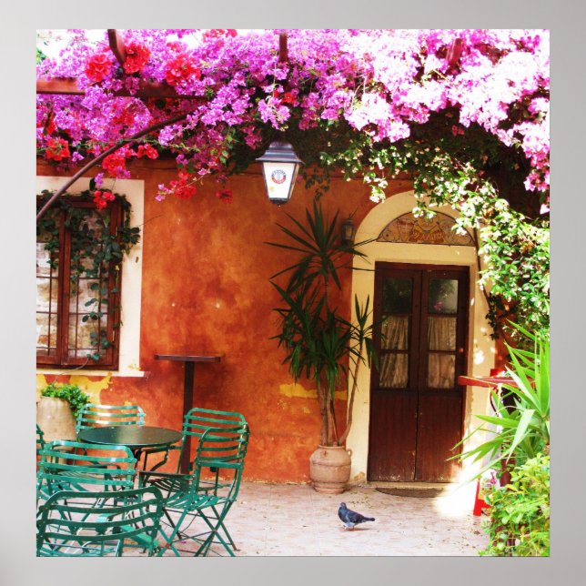 Affiche Mykonos, Grèce, îles grecques (Devant)