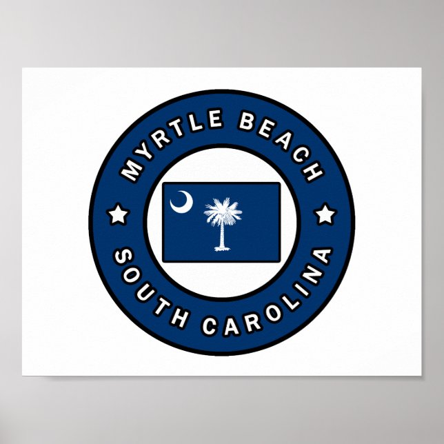 Affiche Myrtle Beach Caroline du Sud (Devant)