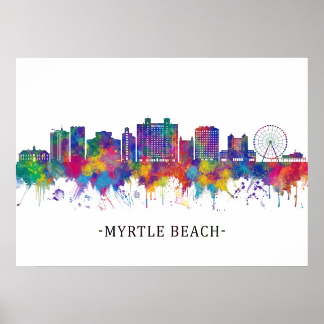 Affiche Myrtle Beach Caroline du Sud (Devant)