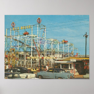 Affiche Myrtle Beach, SC ~ 1960s ~ Gay Dolphin Park