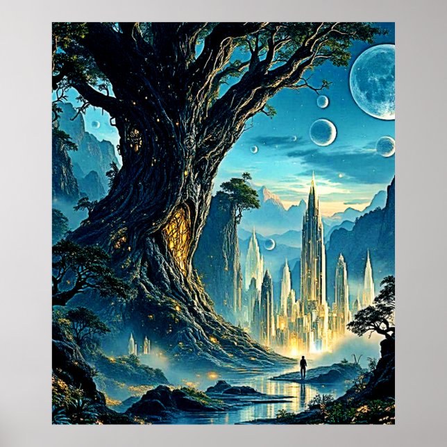 Affiche Myssel Tree City Dreamscape (Devant)