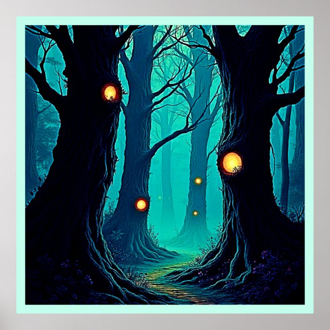 Affiche Mystère de la forêt Imaginaire foncé (Devant)