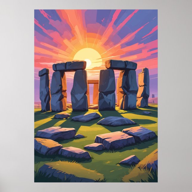 Affiche Mystères de Stonehenge (Devant)