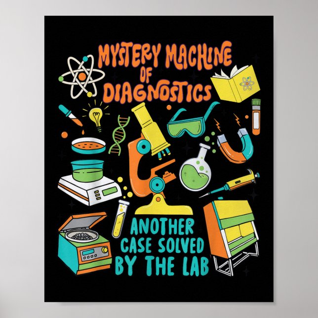 Affiche Mystery Machine Of Diagnostics Lab Week 2025 Lab S (Devant)