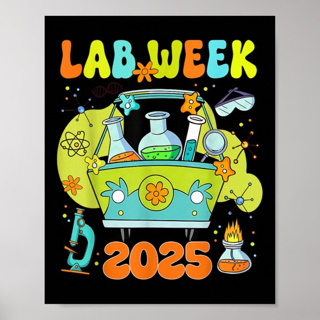Affiche Mystery Machine Of Diagnostics Lab Week 2025 Med L (Devant)