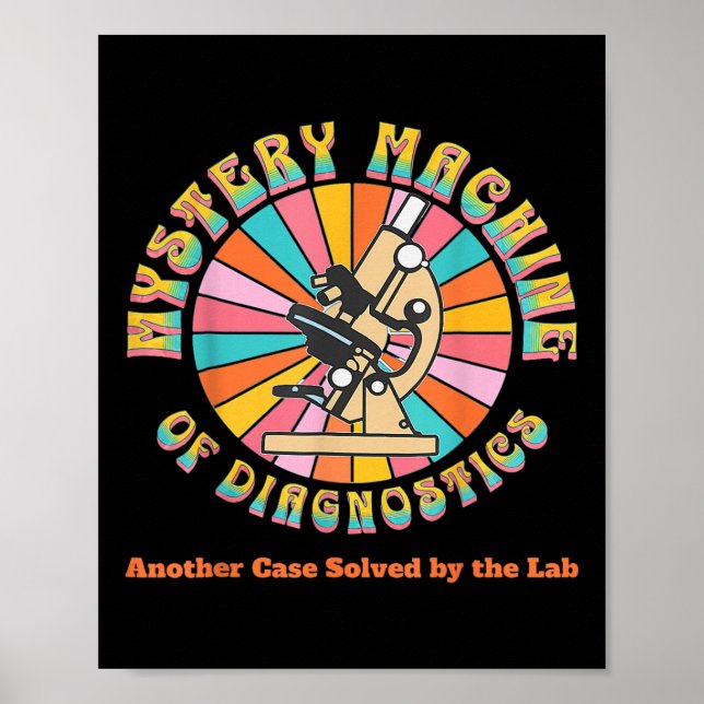 Affiche Mystery Machine Of Diagnostics Retro Lab Week 2025 (Devant)