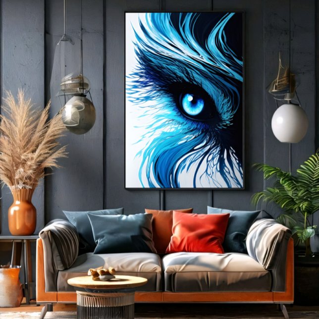 Affiche Mystic Blue Gaze: The Art That Hypnotizes (Créateur téléchargé)