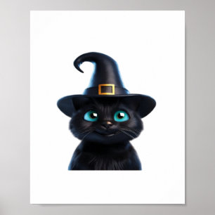 Affiche Mystic Kitty - Halloween Chat classique T-shirt