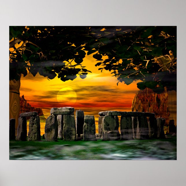 Affiche Mystic Stonehenge (Devant)