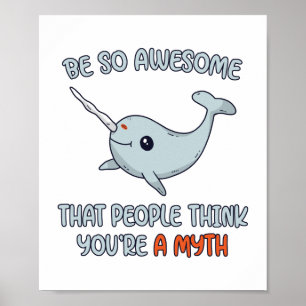Affiche Mythe Narwhal