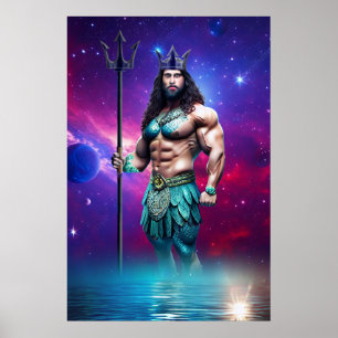 Affiche Mythes et légendes : Poseidon