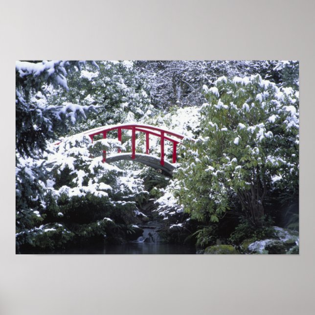 Affiche N.A., USA, Washington, Seattle. Pont de la lune (Devant)