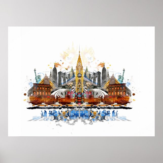 Affiche N.Y.C. Non Stop Print (Devant)