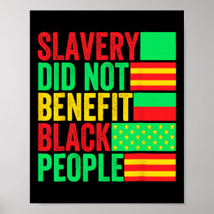 Affiche N'a pas profité aux Noirs Mois de l'histoire des N