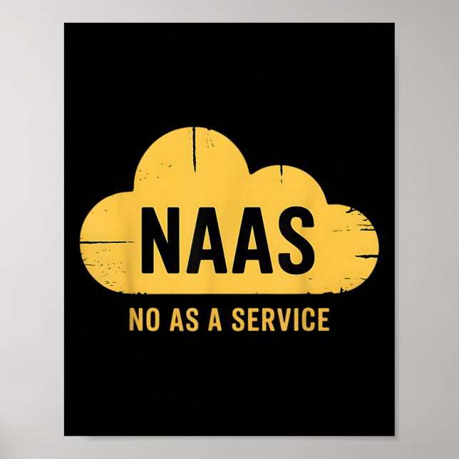 Affiche Naas No En Tant Qu'Ordinateur Cloud Service Il Pre (Devant)