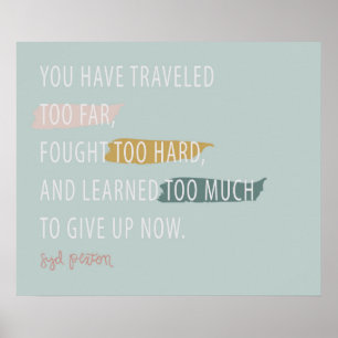 Affiche N'abandonne pas