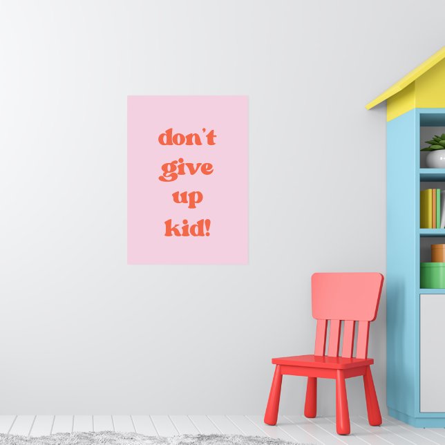 Affiche N'abandonne pas l'enfant (Pépinière 1)
